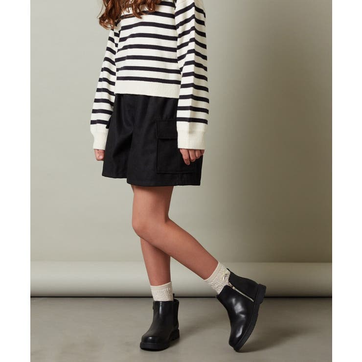 [100-130]カーゴポケットキュロット | a.v.v【KIDS】 | 詳細画像2 