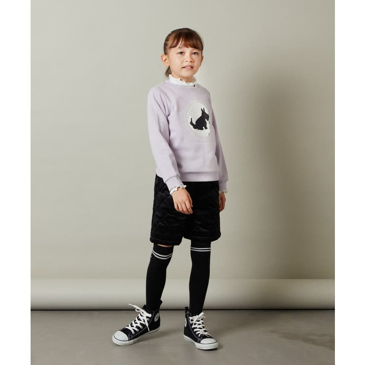 rosymonster ロージーモンスター ベロアキルティングショートパンツ
