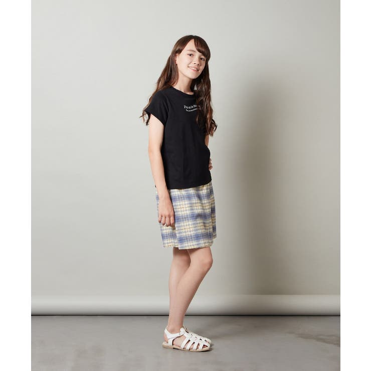 【ベージュ】[140-150]【2点セット】トップス＆スカパン[品番：ITKW0011751]｜a.v.v【KIDS】（アーヴェヴェ）のキッズファッション通販｜SHOPLIST（ショップリスト）