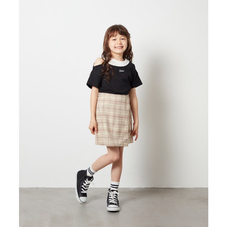 【ライトブルー】[140-150]【2点セット】トップス＆スカパン[品番：ITKW0011751]｜a.v.v【KIDS】（アーヴェヴェ）のキッズファッション通販｜SHOPLIST（ショップリスト）