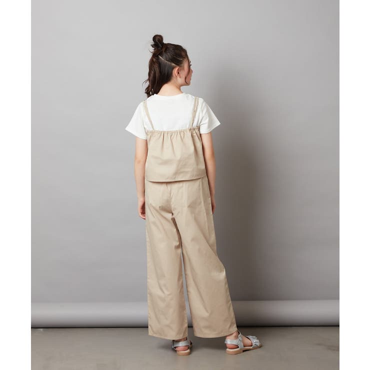 [140-150]【2点セット】キャミドッキングTシャツ＆パンツセットアップ | a.v.v【KIDS】 | 詳細画像10 