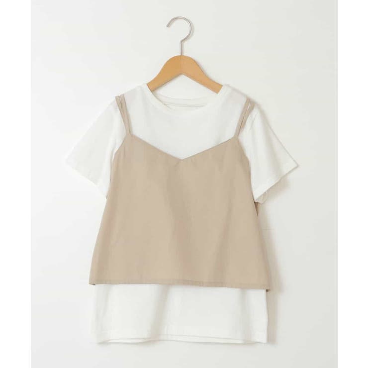 [140-150]【2点セット】キャミドッキングTシャツ＆パンツセットアップ | a.v.v【KIDS】 | 詳細画像20 