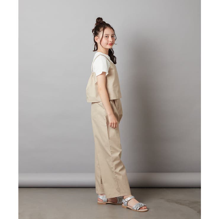 [140-150]【2点セット】キャミドッキングTシャツ＆パンツセットアップ | a.v.v【KIDS】 | 詳細画像9 