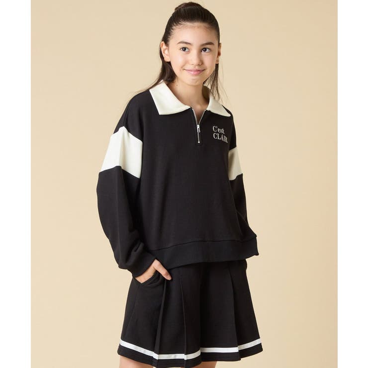 [130 160]【大人気！ ハーフジップトップス | a.v.v【KIDS】 | 詳細画像24 