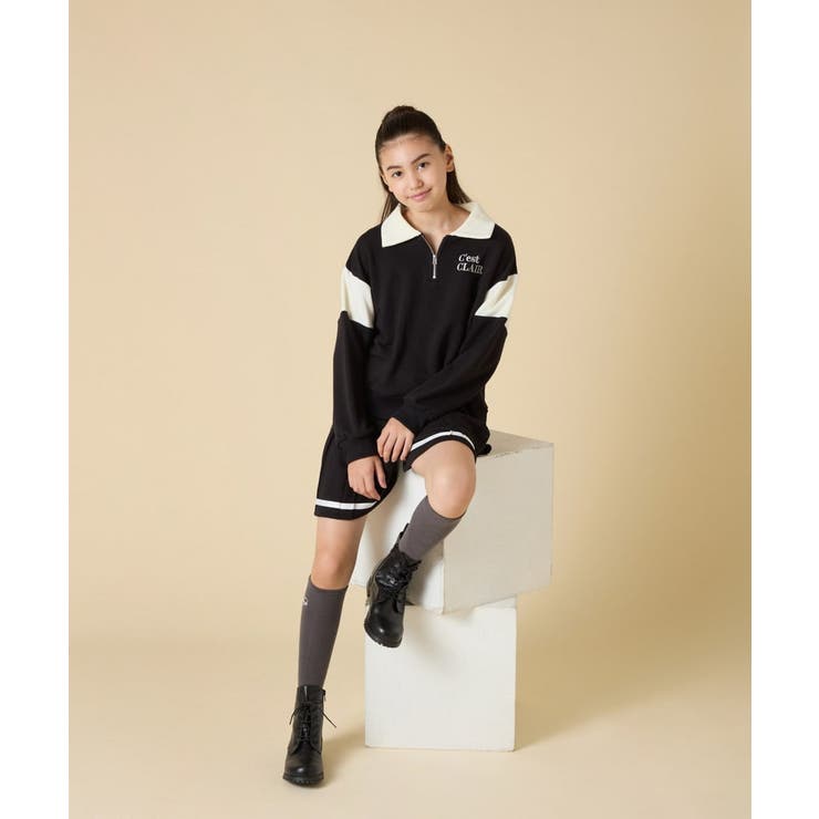 [130 160]【大人気！ ハーフジップトップス | a.v.v【KIDS】 | 詳細画像31 