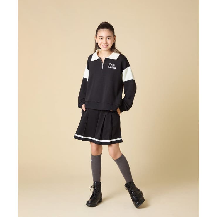 [130 160]【大人気！ ハーフジップトップス | a.v.v【KIDS】 | 詳細画像36 