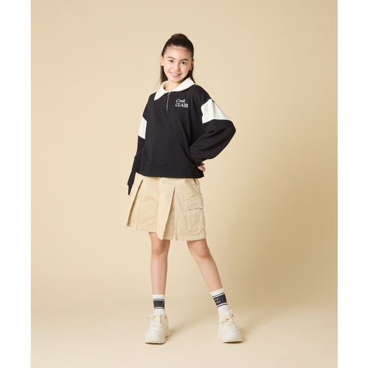 [130 160]【大人気！ ハーフジップトップス | a.v.v【KIDS】 | 詳細画像38 