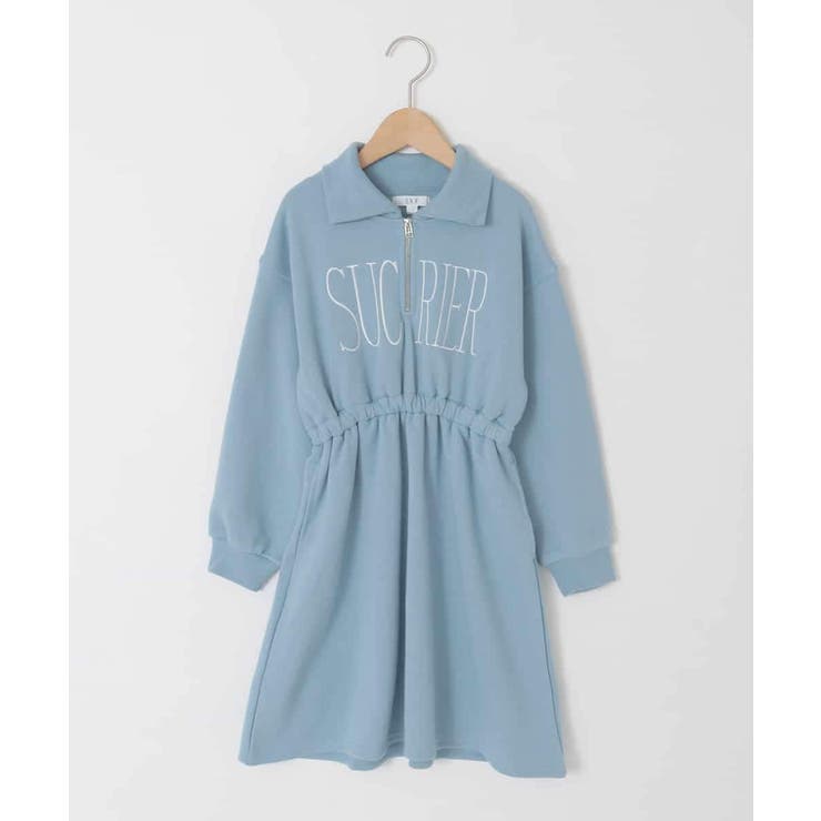 [130-160]ハーフジップロゴトレーナーワンピース | a.v.v【KIDS】 | 詳細画像25 