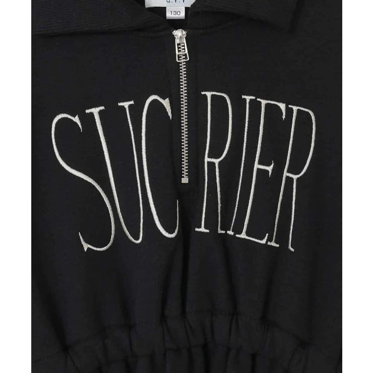 [130-160]ハーフジップロゴトレーナーワンピース | a.v.v【KIDS】 | 詳細画像31 