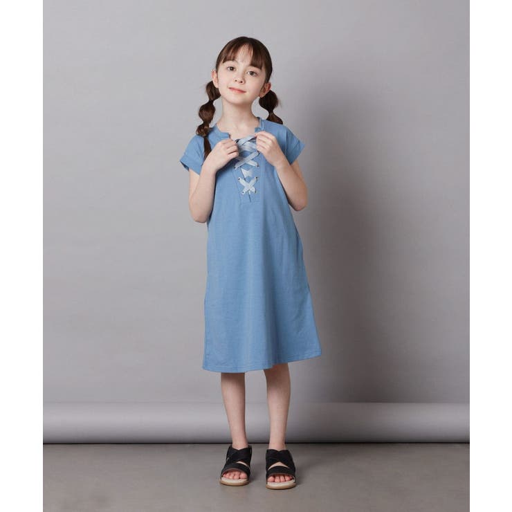 [140-150]レースアップカットワンピース | a.v.v【KIDS】 | 詳細画像10 