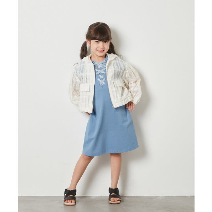 [140-150]レースアップカットワンピース | a.v.v【KIDS】 | 詳細画像14 