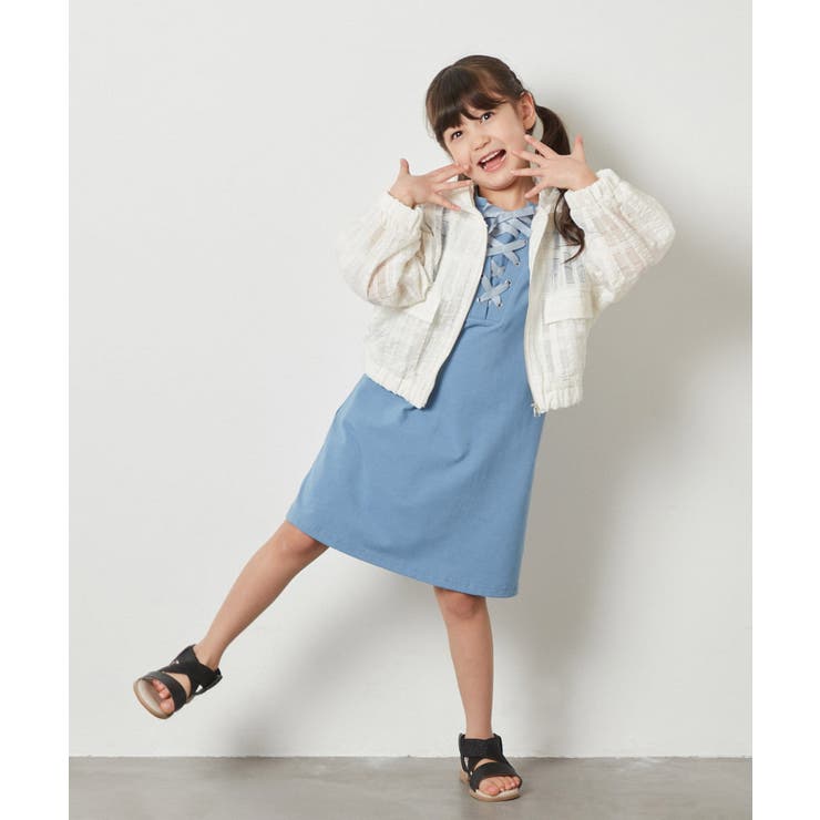 [140-150]レースアップカットワンピース | a.v.v【KIDS】 | 詳細画像16 