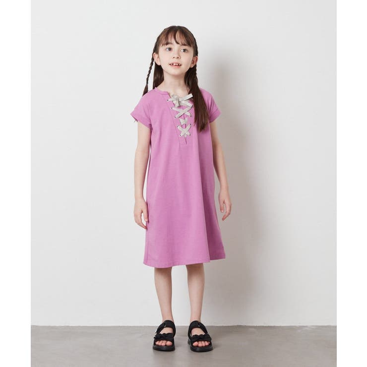 [140-150]レースアップカットワンピース | a.v.v【KIDS】 | 詳細画像22 