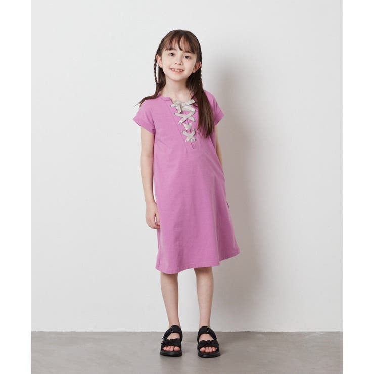 [140-150]レースアップカットワンピース | a.v.v【KIDS】 | 詳細画像23 