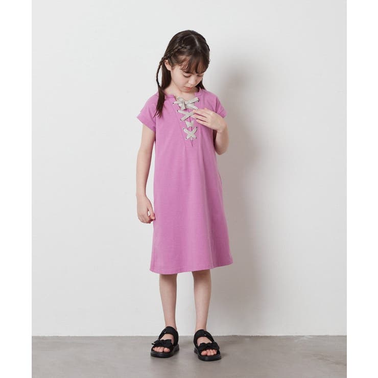 [140-150]レースアップカットワンピース | a.v.v【KIDS】 | 詳細画像25 