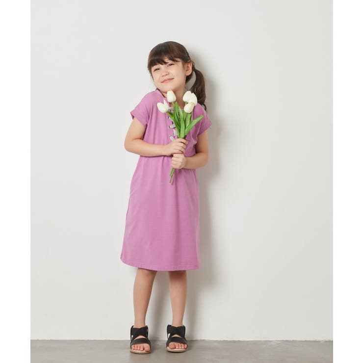 [140-150]レースアップカットワンピース | a.v.v【KIDS】 | 詳細画像28 