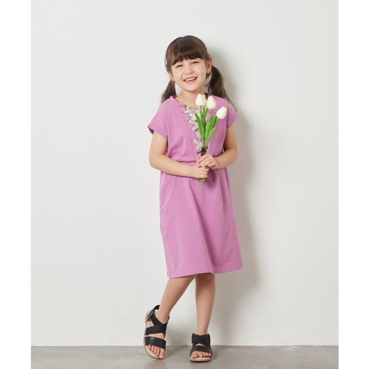 [140-150]レースアップカットワンピース | a.v.v【KIDS】 | 詳細画像30 