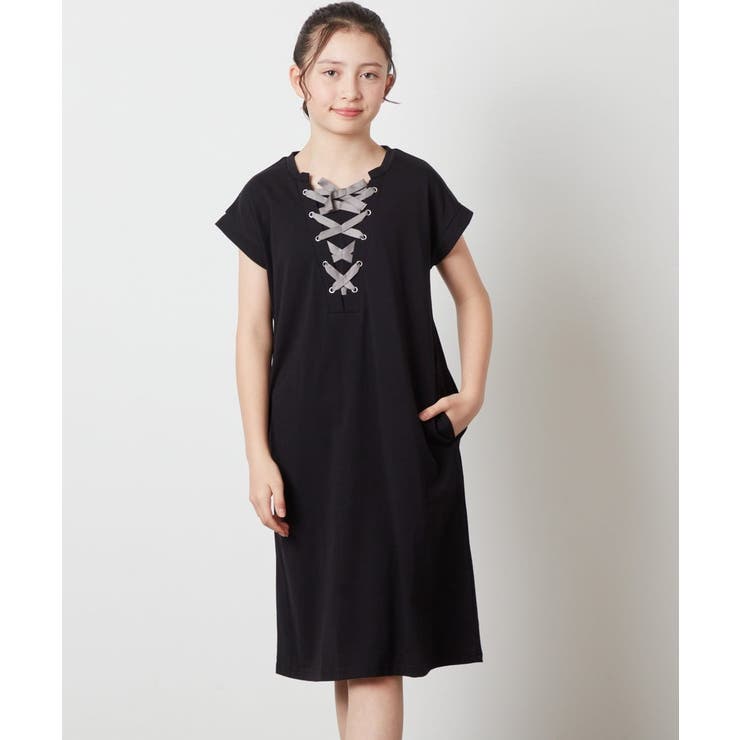 [140-150]レースアップカットワンピース | a.v.v【KIDS】 | 詳細画像34 