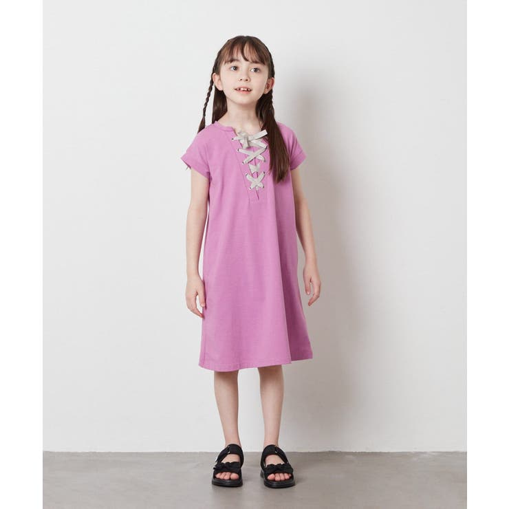 [160]レースアップカットワンピース | a.v.v【KIDS】 | 詳細画像17 