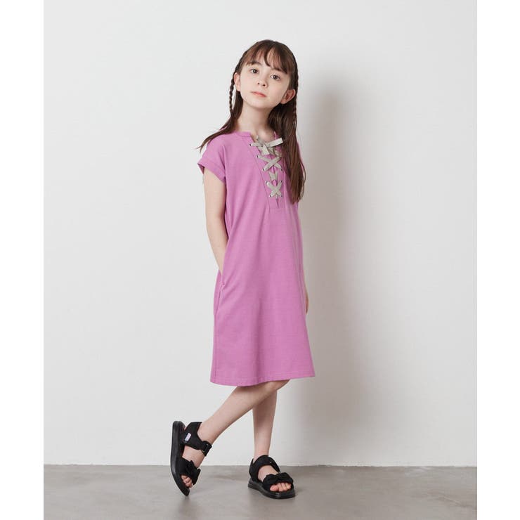 [160]レースアップカットワンピース | a.v.v【KIDS】 | 詳細画像19 