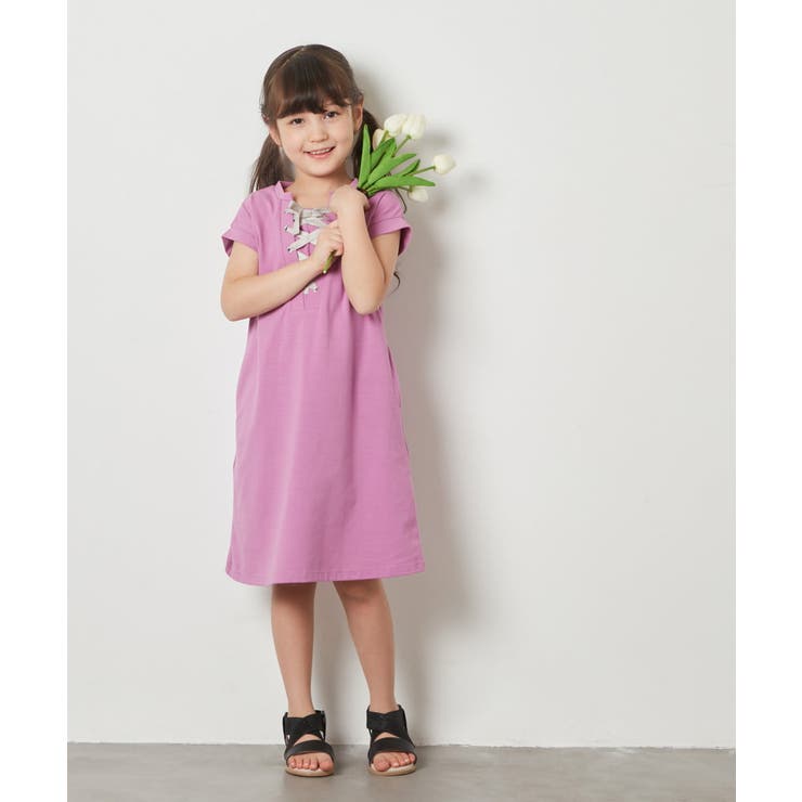 [160]レースアップカットワンピース | a.v.v【KIDS】 | 詳細画像24 