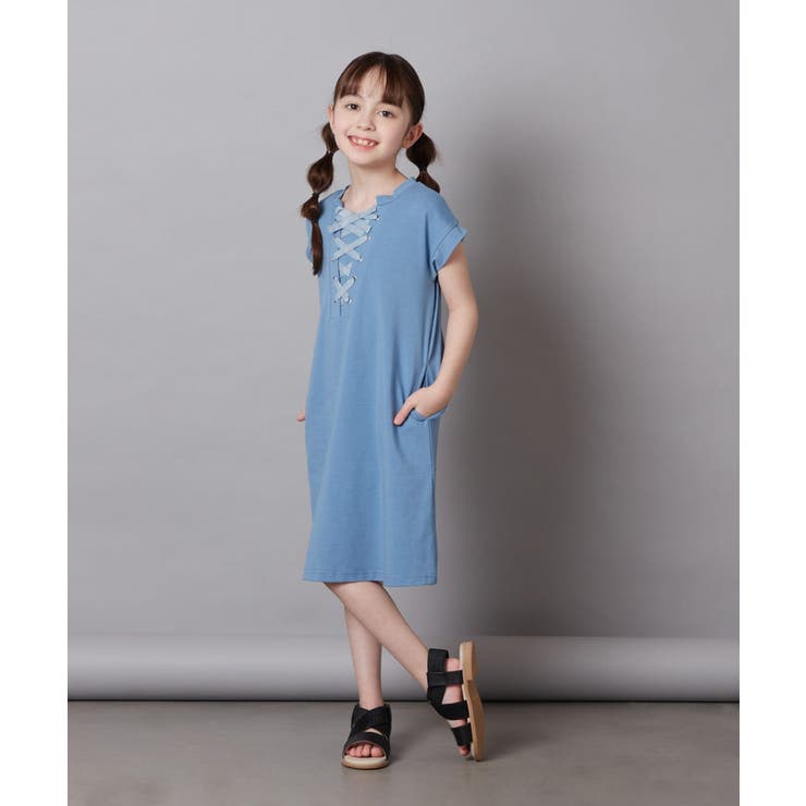 [160]レースアップカットワンピース | a.v.v【KIDS】 | 詳細画像34 