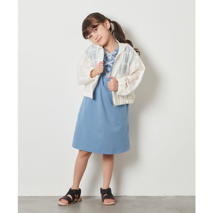 [160]レースアップカットワンピース | a.v.v【KIDS】 | 詳細画像38 