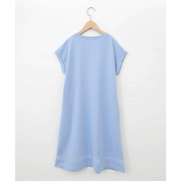 【毛玉になりにくい】[160]シアー切り替えワンピース | a.v.v【KIDS】 | 詳細画像11 