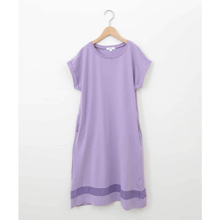 【毛玉になりにくい】[160]シアー切り替えワンピース | a.v.v【KIDS】 | 詳細画像25 