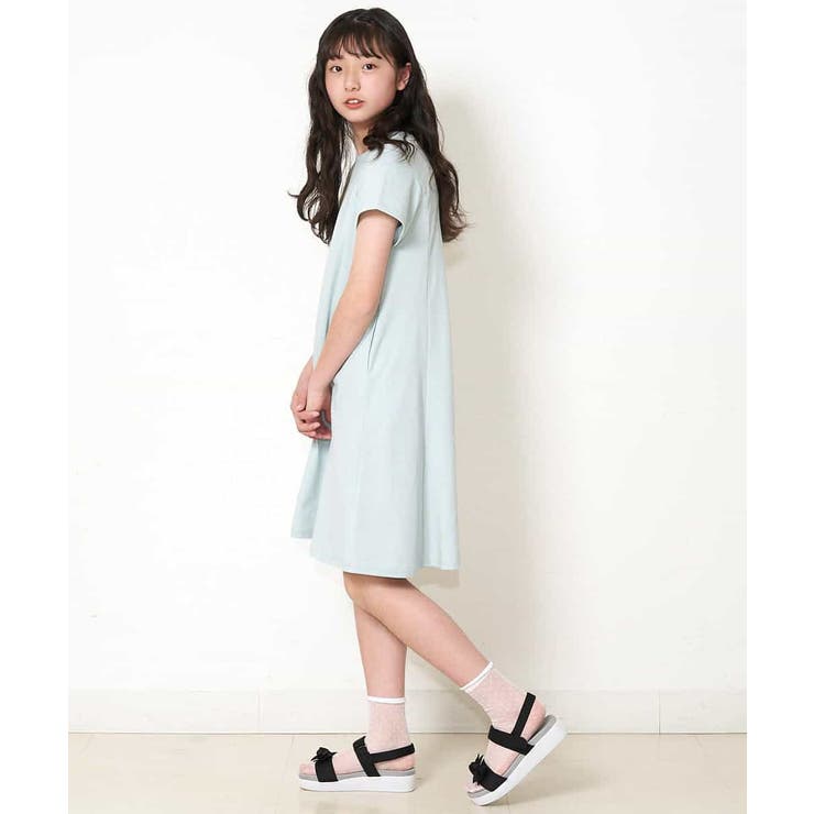 GIRLS UNIQLO U SEERSUCKER SHORT SLEEVE DRESS