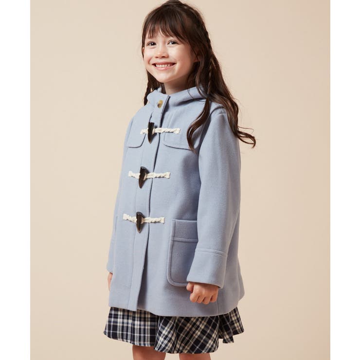 160]【選べる5色展開】ライトフェイクウールダッフルコート