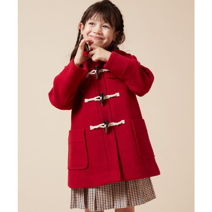 [140-150]【選べる5色展開】ライトフェイクウールダッフルコート | a.v.v【KIDS】 | 詳細画像3 