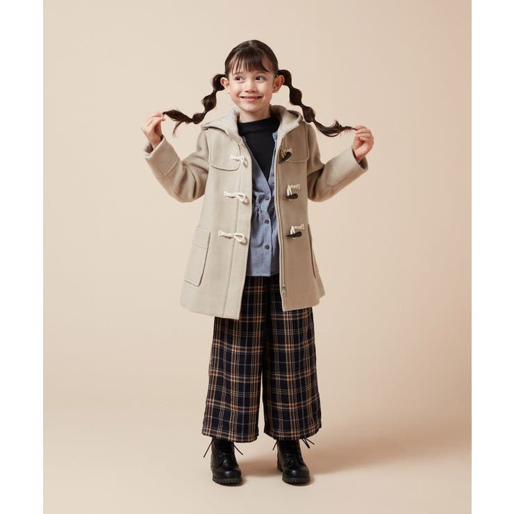 [140-150]【選べる5色展開】ライトフェイクウールダッフルコート | a.v.v【KIDS】 | 詳細画像38 