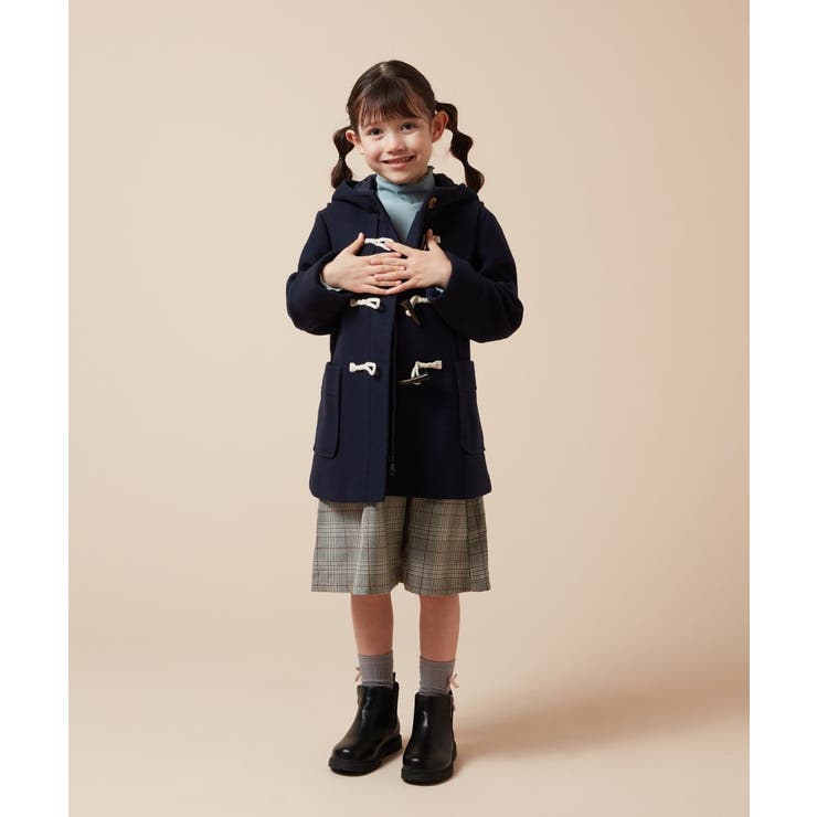[140-150]【選べる5色展開】ライトフェイクウールダッフルコート | a.v.v【KIDS】 | 詳細画像56 