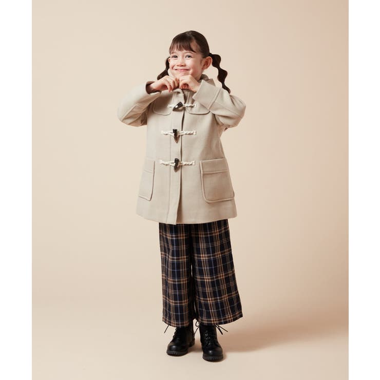 [160]【選べる5色展開】ライトフェイクウールダッフルコート | a.v.v【KIDS】 | 詳細画像28 