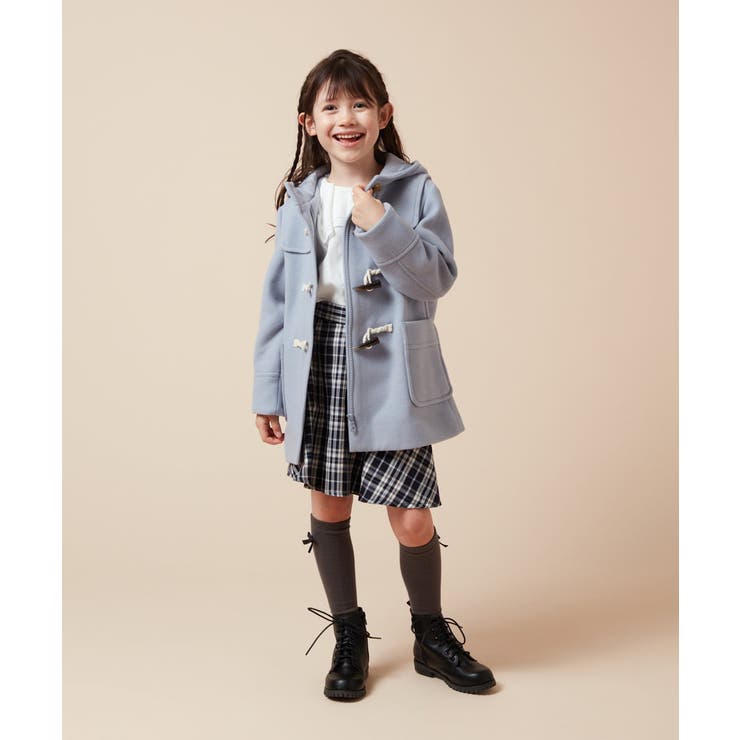 [160]【選べる5色展開】ライトフェイクウールダッフルコート | a.v.v【KIDS】 | 詳細画像35 