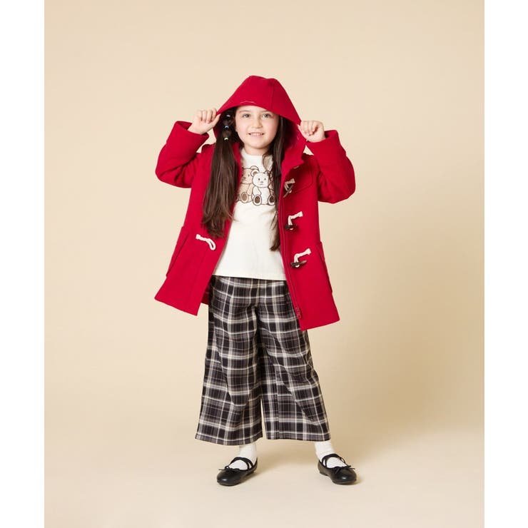 ライトフェイクウールダッフルコート | a.v.v【KIDS】 | 詳細画像10 