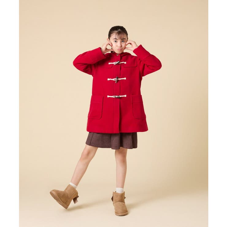 ライトフェイクウールダッフルコート | a.v.v【KIDS】 | 詳細画像13 