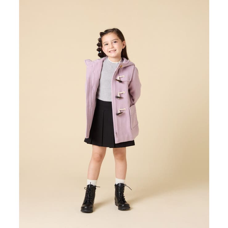 ライトフェイクウールダッフルコート | a.v.v【KIDS】 | 詳細画像24 