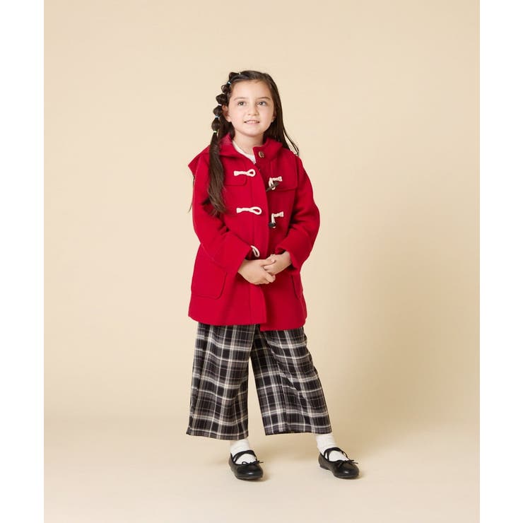 ライトフェイクウールダッフルコート | a.v.v【KIDS】 | 詳細画像9 