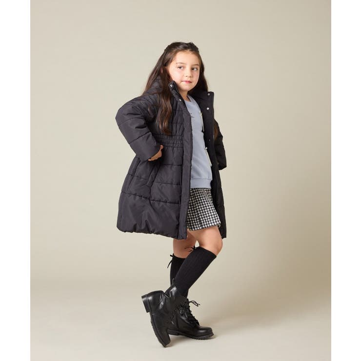 [100 160]【フード取り外し可能 お家で洗える】フィット＆フレア中綿ロング… | a.v.v【KIDS】 | 詳細画像13 