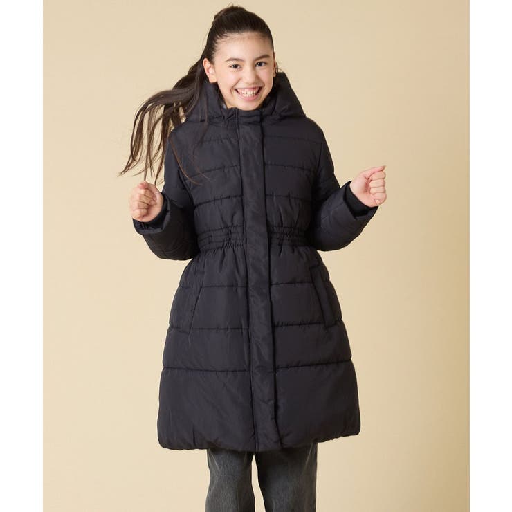 [100 160]【フード取り外し可能 お家で洗える】フィット＆フレア中綿ロング… | a.v.v【KIDS】 | 詳細画像14 