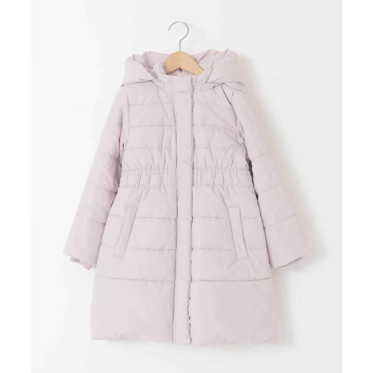 [100 160]【フード取り外し可能 お家で洗える】フィット＆フレア中綿ロング… | a.v.v【KIDS】 | 詳細画像2 