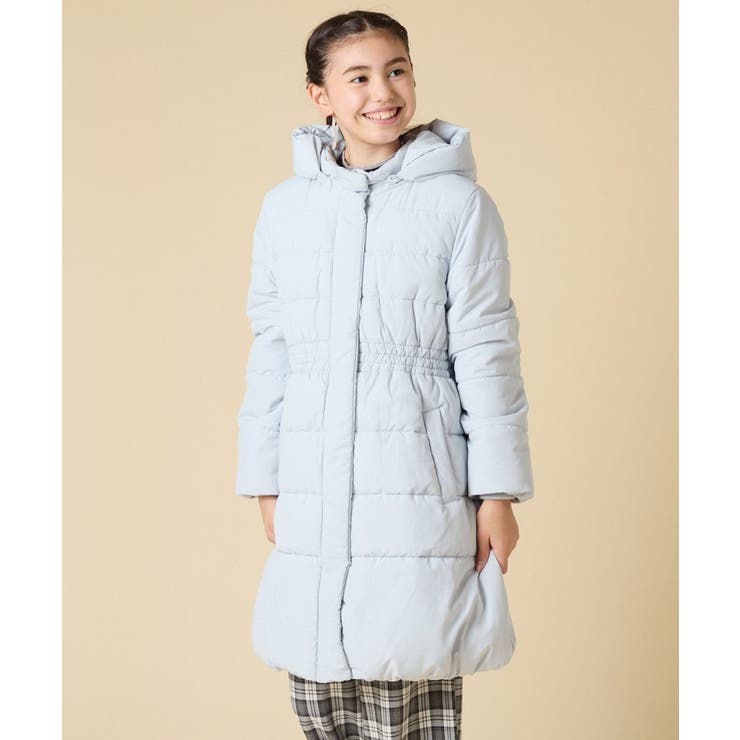 [100 160]【フード取り外し可能 お家で洗える】フィット＆フレア中綿ロング… | a.v.v【KIDS】 | 詳細画像24 