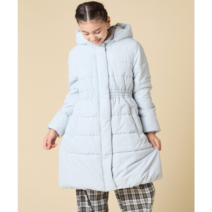 [100 160]【フード取り外し可能 お家で洗える】フィット＆フレア中綿ロング… | a.v.v【KIDS】 | 詳細画像25 