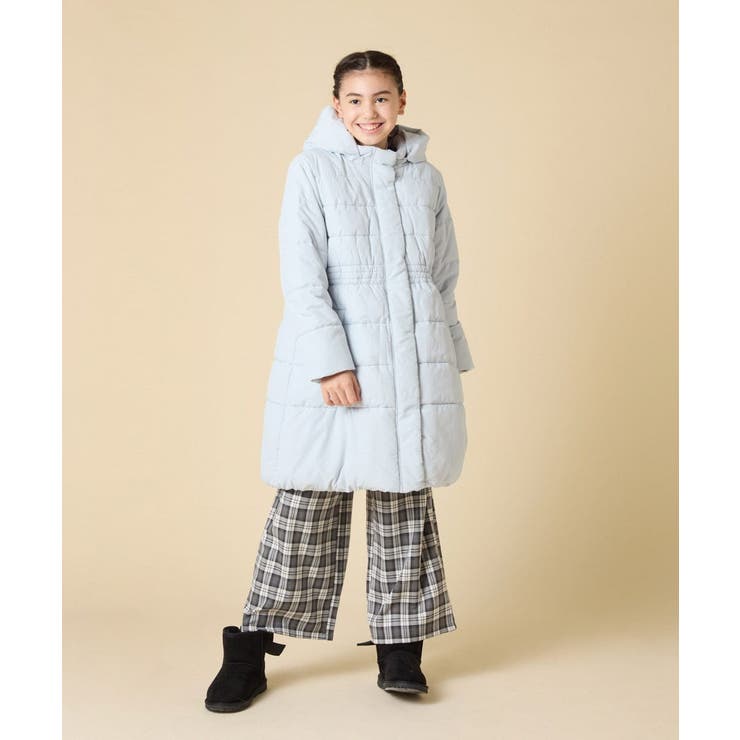 [100 160]【フード取り外し可能 お家で洗える】フィット＆フレア中綿ロング… | a.v.v【KIDS】 | 詳細画像28 