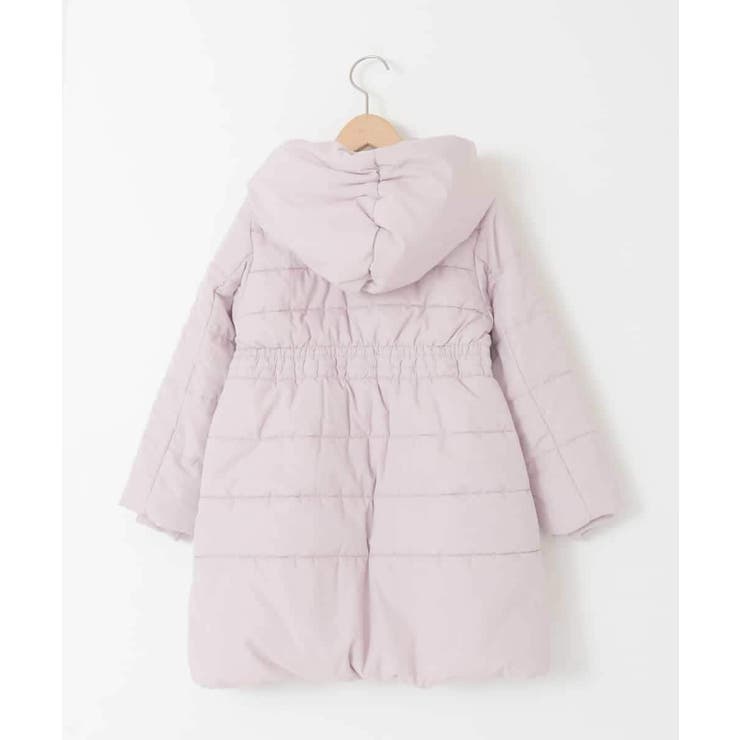 [100 160]【フード取り外し可能 お家で洗える】フィット＆フレア中綿ロング… | a.v.v【KIDS】 | 詳細画像3 