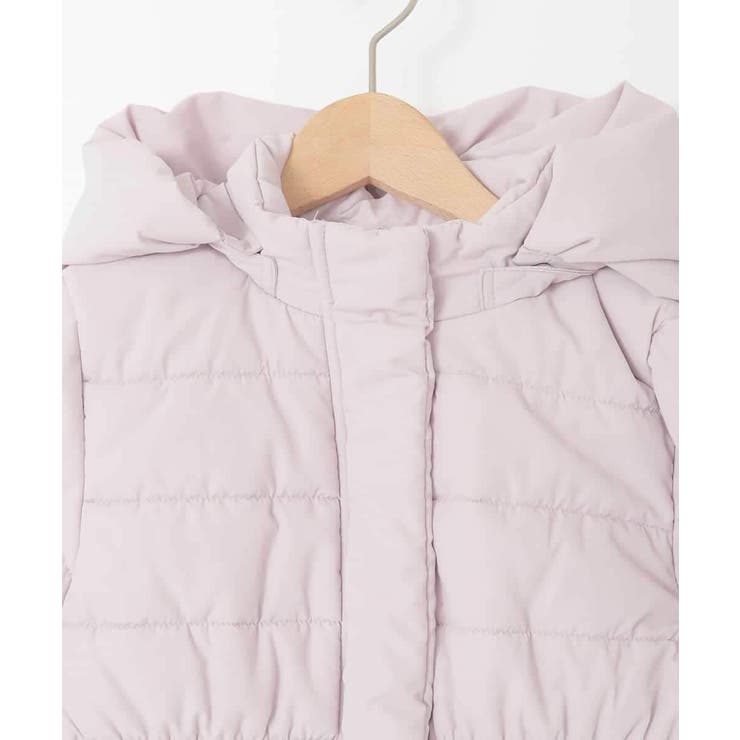 [100 160]【フード取り外し可能 お家で洗える】フィット＆フレア中綿ロング… | a.v.v【KIDS】 | 詳細画像4 