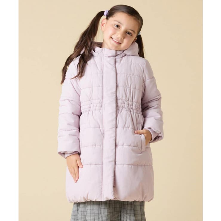 [100 160]【フード取り外し可能 お家で洗える】フィット＆フレア中綿ロング… | a.v.v【KIDS】 | 詳細画像43 