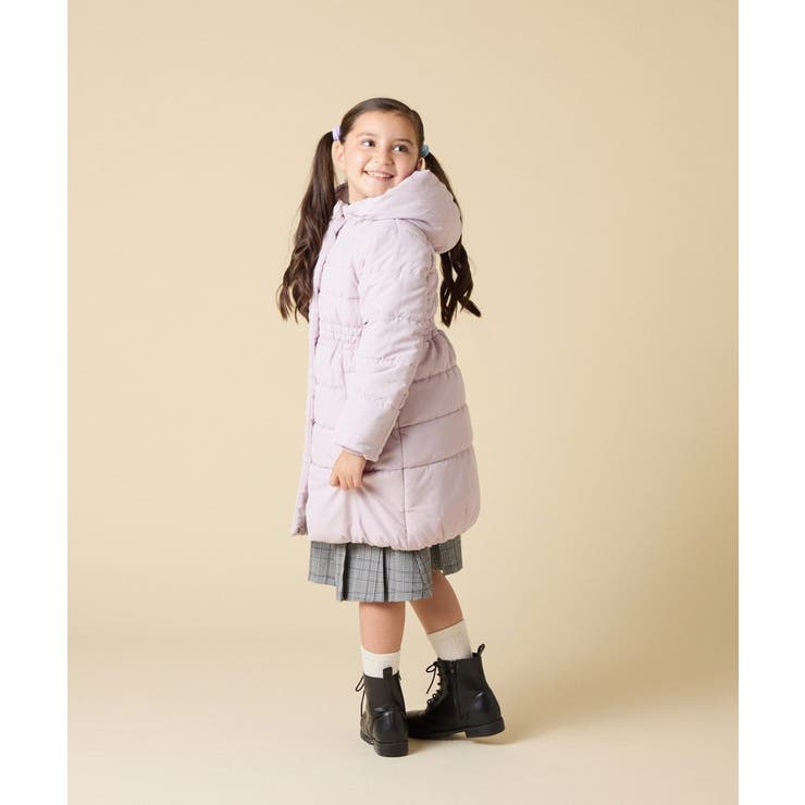 [100 160]【フード取り外し可能 お家で洗える】フィット＆フレア中綿ロング… | a.v.v【KIDS】 | 詳細画像51 